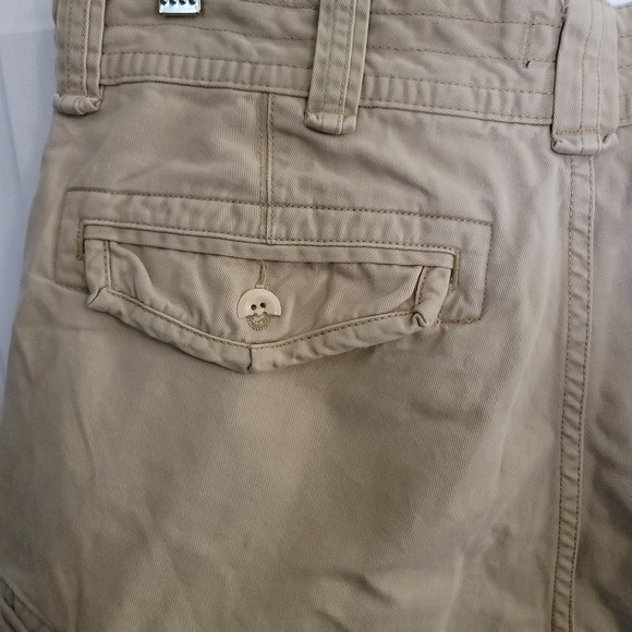 Vintage Polo Ralph Lauren Men's Classic Chino Beige Cargo Shorts Size 34 - Picture 4 of 14